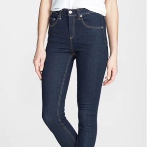 Rag & Bone High Rise Skinny Jeans Size 24 EUC